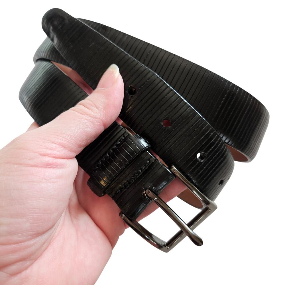 Brighton Black Leather Belt‎ Women's Size 34 Neutral Casual Everyday